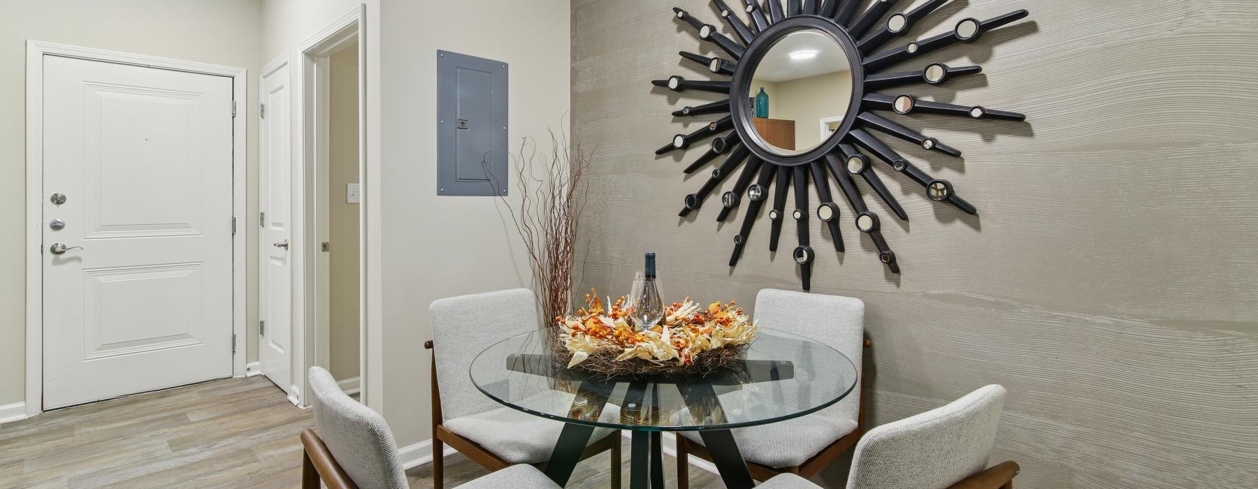 a dining nook